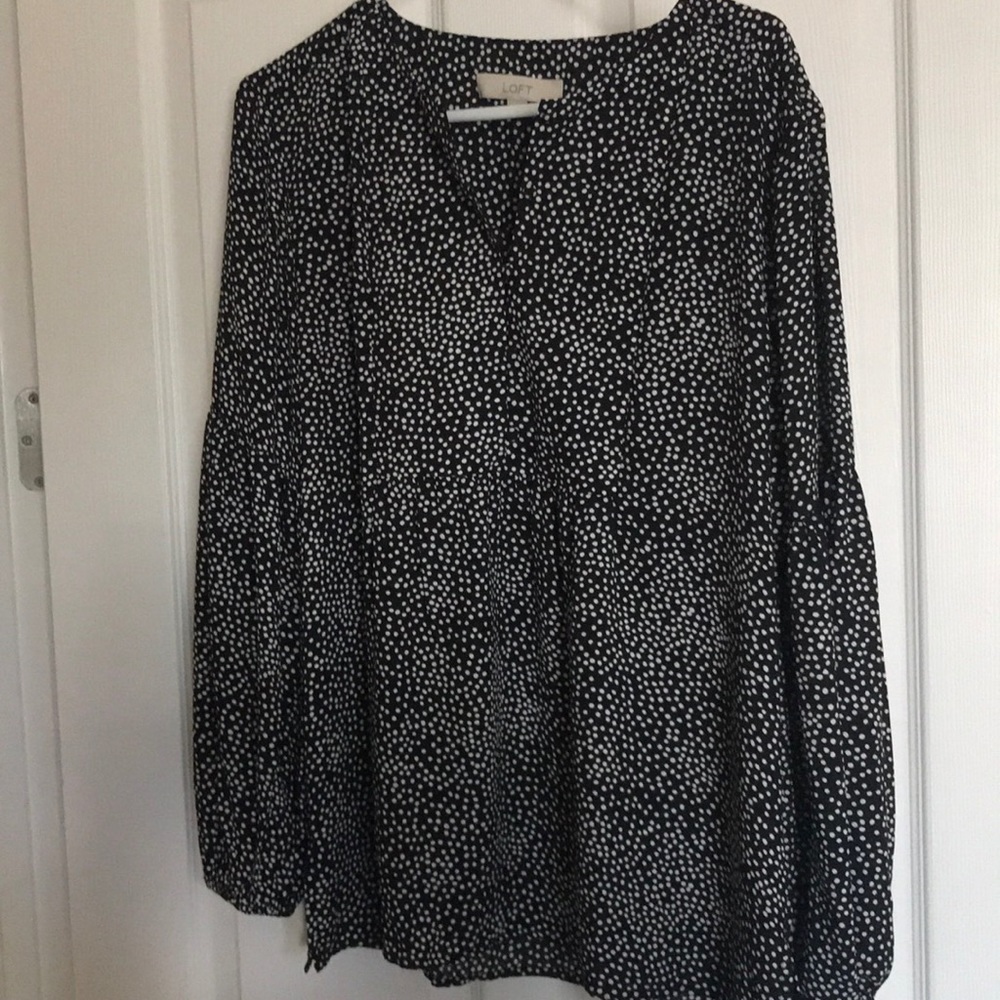 Beautiful black and white blouse
